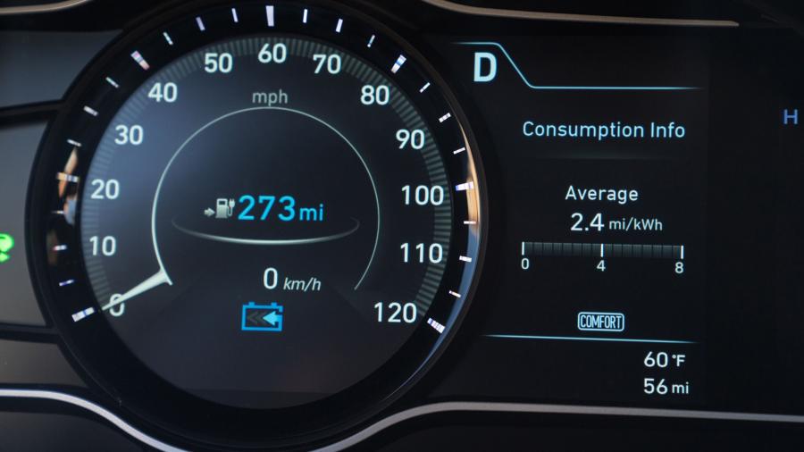 Панель приборов Hyundai Kona Electric (OS) 2018 года  (NA) (фото 47 из 55)